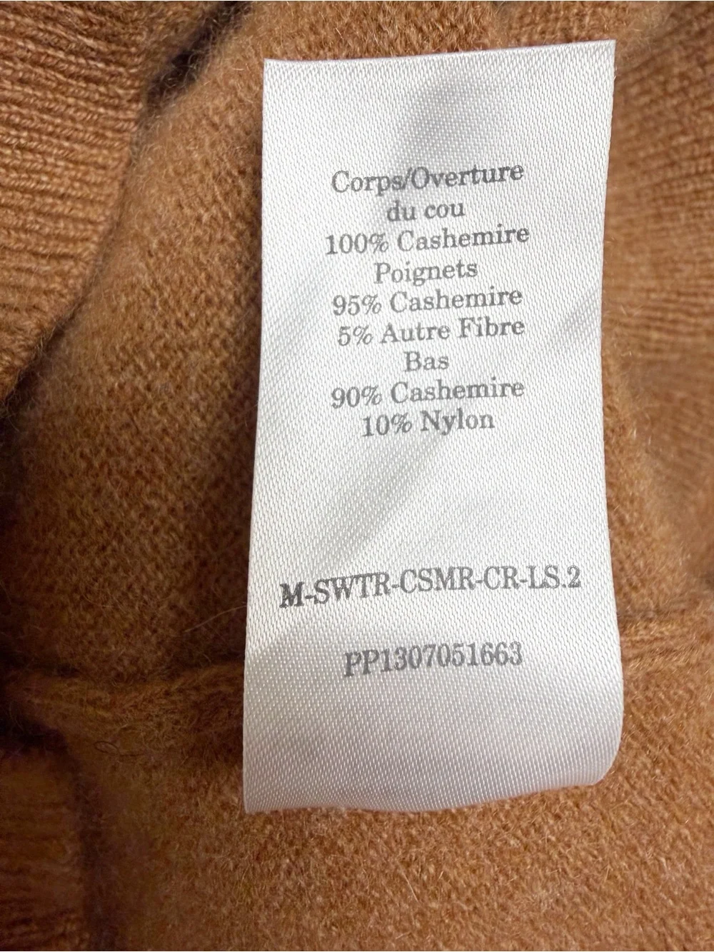 Everlane Men’s Cashmere Crewneck Sweater Size M Light Brown